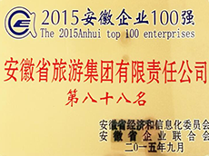 2015年(nián)度安徽企業(yè)100強